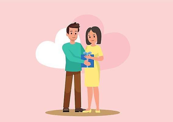 EPS 해외이미지 라이프스타일 커플 응시 여자 기념일 남자 행복 감정 일러스트 청소년 휴가 함께함 선물 사랑 사람 인종 상반신 성인 두명 친구 상자 우정 기쁨 낭만 터치 축하 날짜 주기 긍정 성인만 해외일러스트 시선 컨셉 관계 모션 이벤트 생활 파일형식 벡터 이미지허브