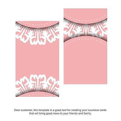 EPS 해외이미지 문양 분홍색 일러스트 프레임 사람없음 세트 화려 고급 빅토리아 카피스페이스 해외일러스트 컬러 컨셉 공백 파일형식 벡터 이미지허브