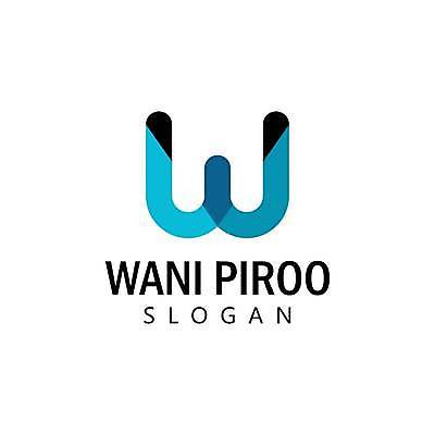 EPS 해외이미지 디자인 알파벳 일러스트 추상 타이포그라피 사람없음 파란색 심볼 W 레터링 해외일러스트 문자 영어 컬러 무늬 파일형식 벡터 이미지허브