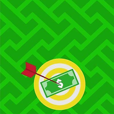 EPS 해외이미지 백그라운드 지폐 일러스트 화살 프레임 사람없음 과녁판 카피스페이스 해외일러스트 돈 공백 파일형식 벡터 이미지허브