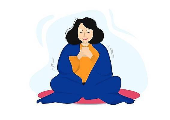 EPS 해외이미지 백인 1 라이프스타일 여자 행복 얼굴 컨셉 겨울 일러스트 베개 휴가 휴식 주택 기념 따뜻함 건강 미소 사람 앉기 성인 컵 추위 마시기 흰색 뜨거움 차 담요 코코아 일시정지 따뜻한음료 배려 안락 해외일러스트 서양인 식기 계절 감정 음료 컬러 침구 모션 표정 건물 생활 신체부위 파일형식 벡터 외국인 건축물 건축 인종 이미지허브