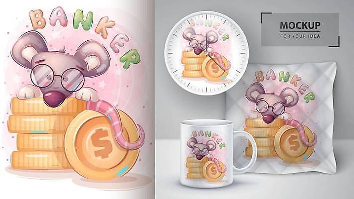 EPS 해외이미지 동물 캐릭터 행복 감정 어린이 티셔츠 지폐 돈 일러스트 놀이 휴가 선물 미소 반려동물 장난감 동전 축하 아기 인사 신용카드 생일 유머 쥐 인쇄 시원함 만화 그림 목업 해외일러스트 일러캐릭터 기념일 컨셉 셔츠 표정 사람 금융 예절 재산 설치류 파일형식 벡터 이미지허브