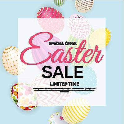 EPS 해외이미지 배너 하늘색 일러스트 이벤트 사람없음 세일 부활절계란 해외일러스트 부활절 파란색 계란 파일형식 벡터 이미지허브