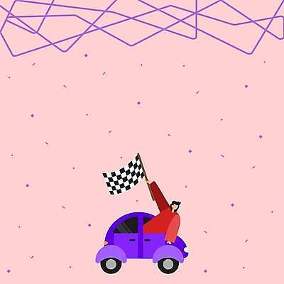 EPS 해외이미지 남자 백그라운드 일러스트 자동차 프레임 한명 성인 사람없음 깃발 성인남자한명만 카피스페이스 해외일러스트 1 육상교통 사람 공백 남자한명만 성인남자만 파일형식 벡터 이미지허브