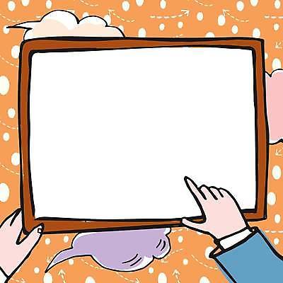 EPS 해외이미지 손 백그라운드 말풍선 일러스트 프레임 신체부위 카피스페이스 해외일러스트 사람 공백 파일형식 벡터 이미지허브