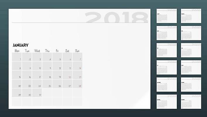 EPS 해외이미지 템플릿 디자인 백그라운드 일러스트 비즈니스 이벤트 그래픽 사무실 숫자 달력 흰색 일주일 날짜 플랫 12월 4월 6월 9월 11월 5월 연도 심플 페이지 일요일 1월 8월 10월 7월 2월 월 해외일러스트 문자 컬러 요일 파일형식 벡터 이미지허브
