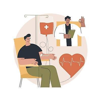 EPS 해외이미지 라이프스타일 남자 의자 일러스트 들기 앉기 상반신 성인 두명 의사 하트 OK 헌혈 혈액주머니 성인남자만 해외일러스트 모양 캠페인 가구 모션 사람 손짓 생활 의료진 봉사 혈액 남자만 성인만 파일형식 벡터 이미지허브