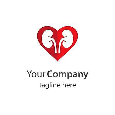 EPS 해외이미지 일러스트 의학 사람없음 빨간색 하트 신장 심볼 해외일러스트 모양 컬러 비뇨기관 파일형식 벡터 이미지허브