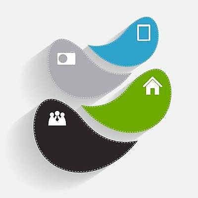 EPS 해외이미지 일러스트 비즈니스 그래프 사람없음 인포그래픽 회색 스마트 해외일러스트 컬러 컨셉 파일형식 벡터 이미지허브