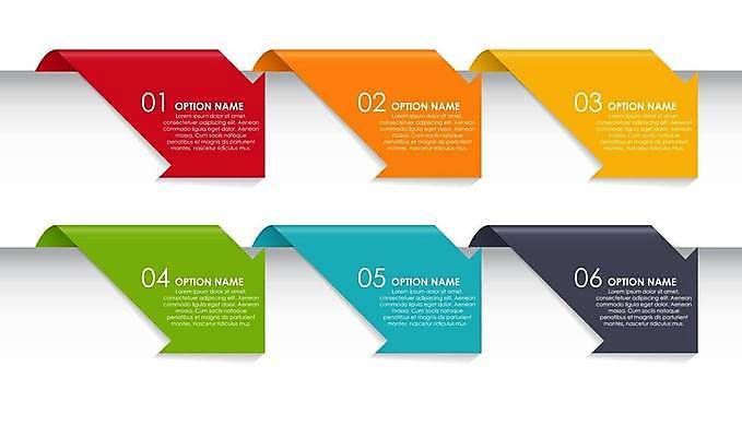 EPS 해외이미지 디자인 화살표 일러스트 비즈니스 사람없음 그래픽 자료 인포그래픽 엘리먼트 해외일러스트 파일형식 벡터 이미지허브