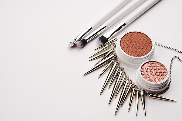 포토 JPG 해외이미지 사람없음 세트 뷰티 화장품 오브젝트 아이섀도 메이크업브러쉬 해외포토 붓 파일형식 이미지허브