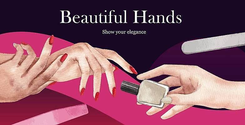 EPS 해외이미지 손 분홍색 일러스트 들기 신체부위 손톱관리 매니큐어 네일화일 해외일러스트 컬러 모션 사람 화장품 네일아트 파일형식 벡터 이미지허브