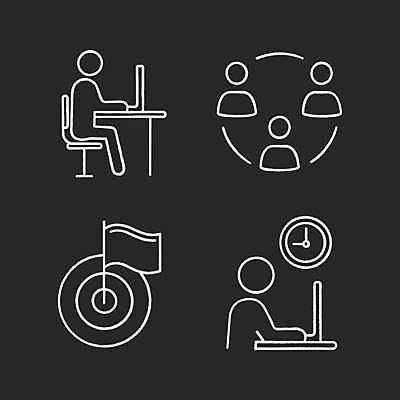 EPS 해외이미지 직업 디자인 선 시계 일러스트 비즈니스 노동자 컴퓨터 세트 사무실 검은색 웹 칠판 흰색 시간 그리기 목표 낙서 스케치 심볼 직원 그림 분필 윤곽 손그림 팩 멀리 온라인 경영 고립 고용 골 인원 채용 해외일러스트 컬러 컨셉 인터넷 모션 미술 전자제품 화장품 구직 초크 파일형식 벡터 문화예술 뷰티 이미지허브