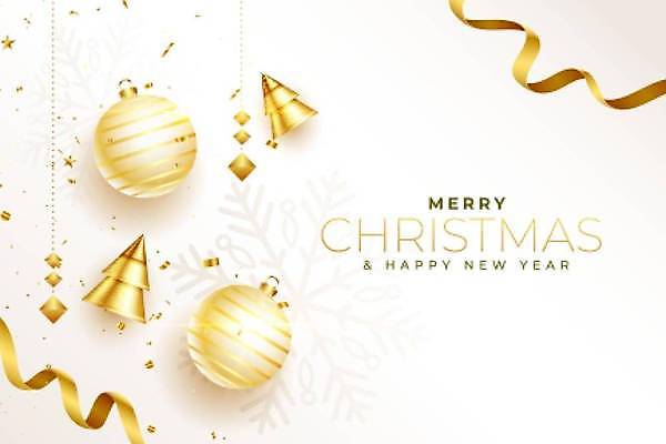 EPS 해외이미지 배너 백그라운드 크리스마스 겨울 일러스트 이벤트 사람없음 반짝임 노란색 장식볼 흰색 오너먼트 카피스페이스 해외일러스트 계절 기념일 컬러 크리스마스장식 모션 장식 공백 파일형식 벡터 이미지허브