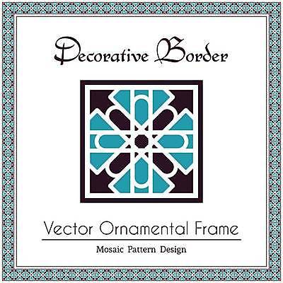 EPS 해외이미지 디자인 백그라운드 패턴 일러스트 프레임 타이포그라피 사람없음 장식 파란색 화려 기하학 엘리먼트 해외일러스트 문자 컬러 컨셉 무늬 파일형식 벡터 이미지허브