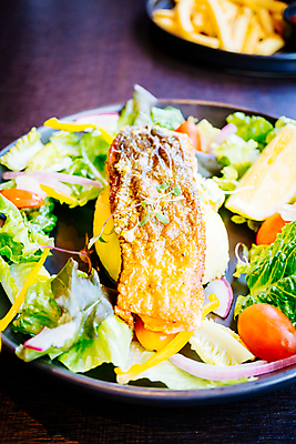 포토 JPG 해외이미지 접시 음식 백그라운드 다이어트 부분 건강 어류 스테이크 요리 사람없음 가로 식사 저녁식사 튀김 그릴 레몬 준비 연어 후추 점심식사 맛있는 해외포토 식기 과일 주방용품 서양음식 수중동물 향신료 파일형식 이미지허브