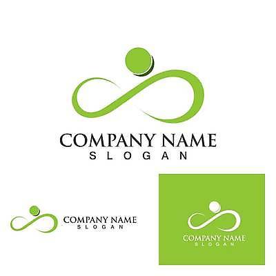 EPS 해외이미지 디자인 일러스트 추상 사람없음 초록색 심볼 에코 유기농 엘리먼트 해외일러스트 웰빙 컬러 무늬 환경 파일형식 벡터 이미지허브