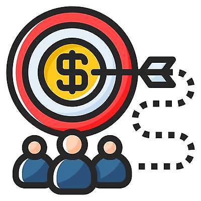 EPS 해외이미지 디자인 선 컨셉 일러스트 비즈니스 성공 아이디어 플랫 목표 계획 심볼 사인 비전 고립 골 해외일러스트 파일형식 벡터 이미지허브