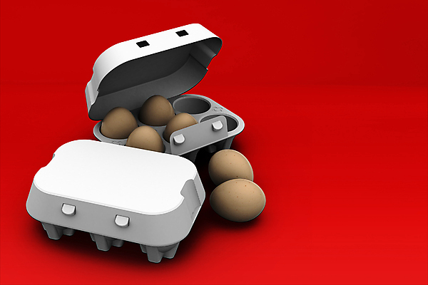 포토 JPG 해외이미지 실내 사람없음 3D 계란 계란판 빨간배경 해외포토 백그라운드 내부 빨간색 알 디지털합성 파일형식 이미지허브