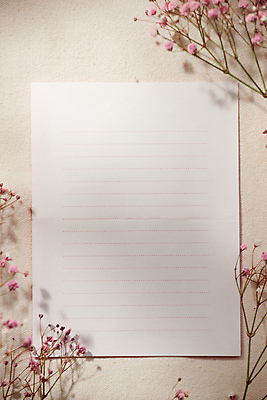 포토 JPG 해외이미지 꽃 실내 사람없음 편지 편지지 오브젝트 감성 드라이플라워 목업 베이지색배경 해외포토 식물 백그라운드 컨셉 내부 베이지색 파일형식 이미지허브