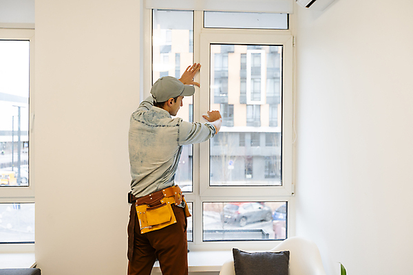 포토 JPG 해외이미지 남자 창문 실내 작업복 한명 상반신 성인 뒷모습 잡기 작업 수리 정비공 성인남자한명만 해외포토 1 옷 뷰포인트 모션 사람 내부 기술자 남자한명만 성인남자만 파일형식 이미지허브
