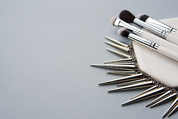 포토 JPG 해외이미지 사람없음 세트 뷰티 화장품 오브젝트 아이섀도 메이크업브러쉬 해외포토 붓 파일형식 이미지허브