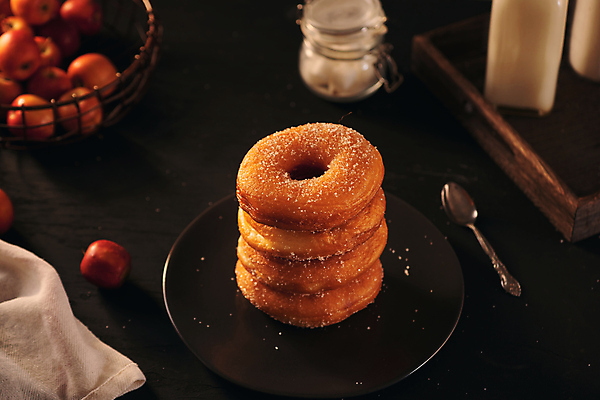 포토 JPG 해외이미지 디저트 실내 사람없음 쌓기 어둠 도넛 해외포토 음식 모션 내부 파일형식 이미지허브