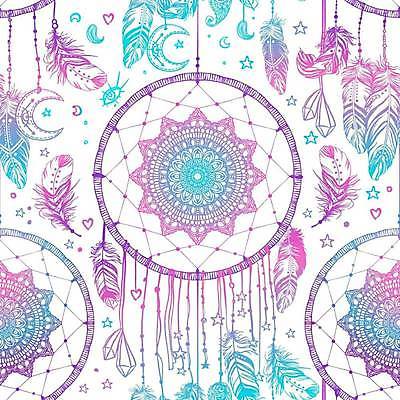 EPS 해외이미지 별 분홍색 하늘색 일러스트 사람없음 꿈 하트 라인아트 깃털 만다라 보헤미아 히피 드림캐쳐 해외일러스트 자연요소 모양 선 컬러 장식 파란색 파일형식 벡터 이미지허브