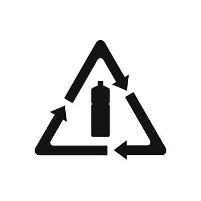 EPS 해외이미지 화살표 일러스트 사람없음 재활용 심볼 페트병 플라스틱병 재활용표시 해외일러스트 표시 플라스틱 친환경 병_담는 파일형식 벡터 이미지허브