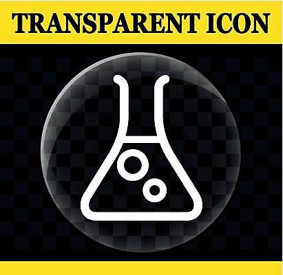 EPS 해외이미지 일러스트 웹 원형 플라스크 비커 광택 해외일러스트 도형 인터넷 실험기구 파일형식 벡터 이미지허브