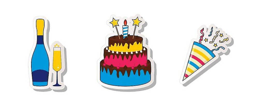 EPS 해외이미지 클립아트 디자인 행복 어린이 스티커 일러스트 유리 휴가 새로움 폭죽 선물 이벤트 장식 세트 파티 케이크 축제 놀람 축하 신용카드 생일 그룹 샴페인 만화 수집 연도 심볼 사인 고립 엘리먼트 항목 해외일러스트 기념일 감정 컨셉 재질 디저트 주류 표정 사람 금융 파일형식 벡터 이미지허브