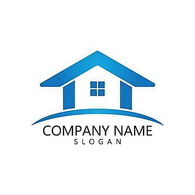 EPS 해외이미지 디자인 일러스트 지붕 부동산 추상 주택 사람없음 건물 파란색 심볼 해외일러스트 건축물 컬러 무늬 재산 파일형식 벡터 이미지허브