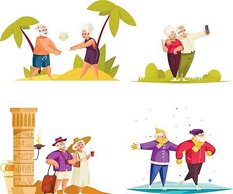 EPS 해외이미지 전신 나무 여자 노년 남자 수영복 일러스트 가족 서기 들기 여러명 실버라이프 노후 스마트폰 캐리어 노부부 목도리 셀프카메라 배구 노인만 해외일러스트 식물 라이프스타일 부부 잡화 옷 다수 관계 모션 사람 성인 핸드폰 스마트기기 구기 여행가방 사진촬영 성인만 파일형식 벡터 이미지허브