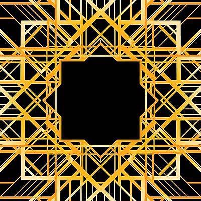 EPS 해외이미지 디자인 백그라운드 일러스트 프레임 미술 사람없음 노란색 검은색 빈티지 해외일러스트 컬러 컨셉 문화예술 파일형식 벡터 이미지허브