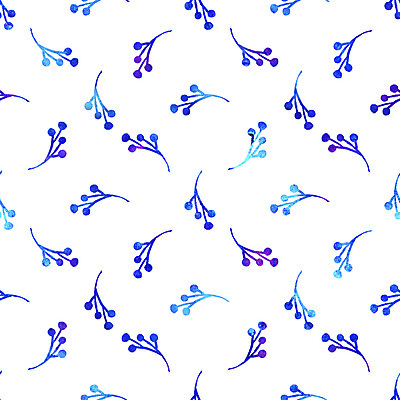 JPG 해외이미지 디자인 열매 백그라운드 겨울 패턴 사람없음 파란색 엘리먼트 해외일러스트 식물 계절 컬러 무늬 파일형식 이미지허브