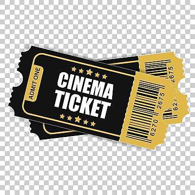 EPS 해외이미지 일러스트 사람없음 티켓 영화 바코드 해외일러스트 문화예술 파일형식 벡터 이미지허브