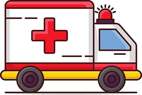 EPS 해외이미지 일러스트 의학 사람없음 구급차 십자표시 해외일러스트 자동차 표시 파일형식 벡터 이미지허브