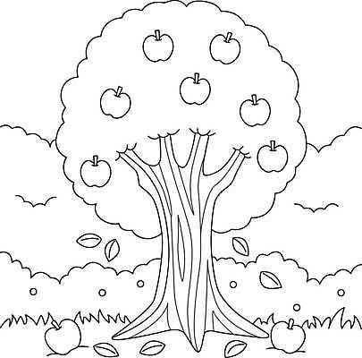 EPS 해외이미지 클립아트 나무 식물 디자인 어린이 선 백그라운드 잎 과일 일러스트 자연 흑백 미술 그래픽 책 정원 나뭇가지 사과 과수원 그림 윤곽 페이지 걸음마 고립 색칠공부 해외일러스트 농업 모션 문화예술 촬영기법 사람 학습 색칠 생태계 파일형식 벡터 이미지허브