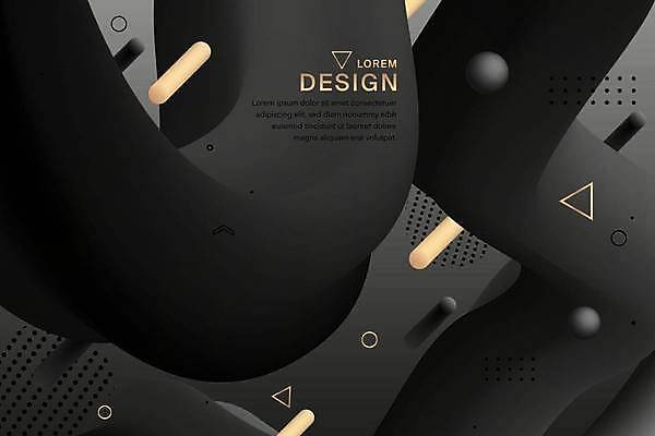 EPS 해외이미지 디자인 백그라운드 곡선 일러스트 추상 사람없음 검은색 삼각형 입체 그림 기하학 대각선 미니멀 해외일러스트 도형 선 컬러 무늬 파일형식 벡터 이미지허브