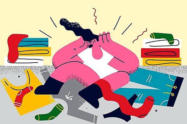 EPS 해외이미지 캐릭터 라이프스타일 디자인 드레스 옷 여자 행복 컨셉 일러스트 미술 사람 성인 유행 세일 상점 거울 직물 플랫 선택 구매 옷걸이 만화 쇼핑몰 고객 노력 소매 고립 스타일 해외일러스트 일러캐릭터 감정 문화예술 생활 쇼핑 파일형식 벡터 이미지허브