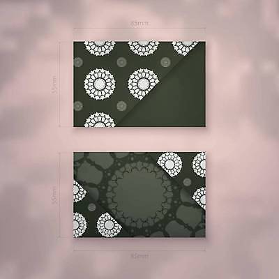 EPS 해외이미지 디자인 백그라운드 패턴 일러스트 명함 사람없음 세트 검은색 고급 만다라 목업 해외일러스트 컬러 컨셉 무늬 파일형식 벡터 이미지허브