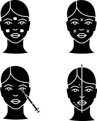 EPS 해외이미지 클립아트 모양 디자인 여자 실루엣 얼굴 컨셉 일러스트 그림자 세트 픽토그램 약 검은색 웹 화장품 주름 클래식 떨어짐 심볼 피부 크림 사인 피부관리 배지 팩 주사약 반대 순서 고립 돌봄 상형문자 전후 해외일러스트 문자 컬러 인터넷 의학 모션 촬영기법 사람 신체부위 뷰티 비교 파일형식 벡터 이미지허브