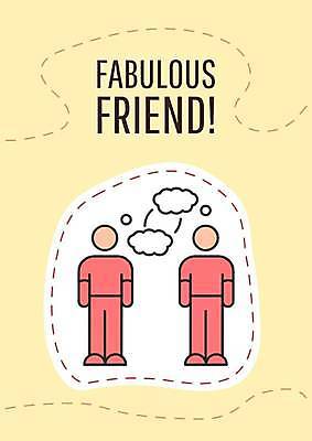 EPS 해외이미지 템플릿 점선 일러스트 사람모양 사람없음 친구 노란색 우정 해외일러스트 모양 선 컬러 관계 파일형식 벡터 이미지허브