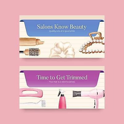 EPS 해외이미지 일러스트 사람없음 장식 머리빗 머리핀 미용실 드라이어 해외일러스트 장신구 미용용품 뷰티샵 파일형식 벡터 이미지허브