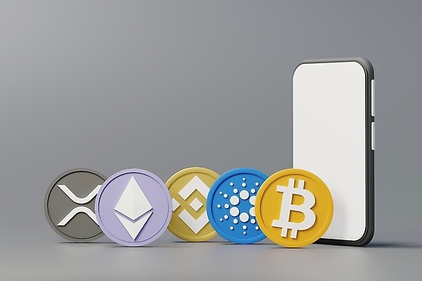 포토 JPG 해외이미지 사람없음 스마트폰 3D 동전 회색 원형 카피스페이스 가상화폐 미니멀 해외포토 도형 컬러 돈 핸드폰 스마트기기 공백 디지털합성 파일형식 이미지허브