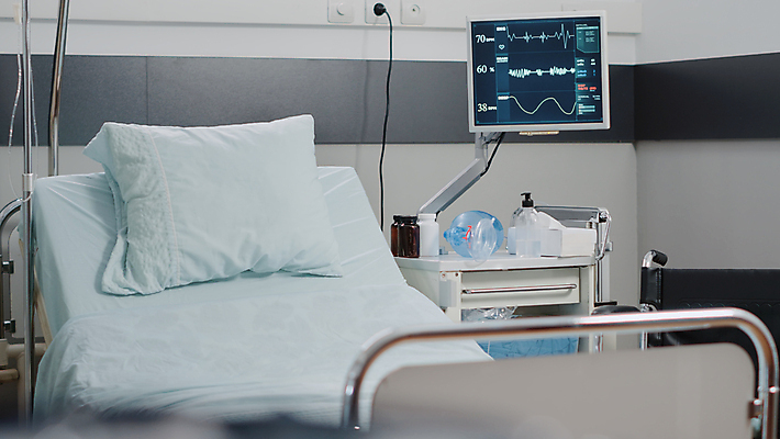 포토 JPG 해외이미지 실내 병원 사람없음 소프트포커스 병실 병원침대 심전도모니터 입원실 해외포토 의학 촬영기법 내부 침대 입원 파일형식 이미지허브