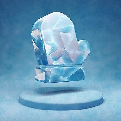 포토 JPG 해외이미지 사람없음 파란색 3D 얼음 입체 오브젝트 손모아장갑 해외포토 자연요소 컬러 장갑 디지털합성 파일형식 이미지허브