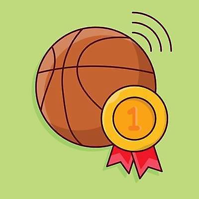 EPS 해외이미지 일러스트 농구 농구공 사람없음 우승 금메달 해외일러스트 공 구기 최고 메달 파일형식 벡터 이미지허브