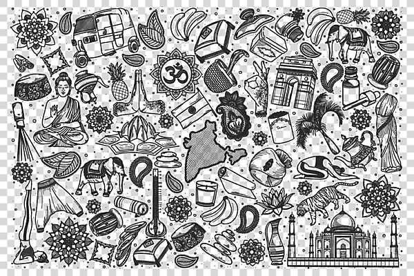 EPS 해외이미지 전통 디자인 아시아 종교 문화 여행 일러스트 건축양식 요가 코끼리 연꽃 미술 장식 세트 축제 궁전 깃발 사찰 차 낙서 스케치 인도인 수집 심볼 향신료 명상 그림 카레 동쪽 고립 힌두교 해외일러스트 외국인 웰빙 건축 꽃 나라 음료 음식 고건축 포유류 종교건축 문화예술 동양인 방향 향미료 파일형식 벡터 이미지허브