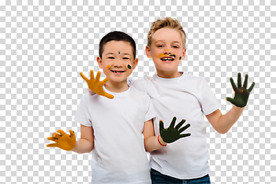 서양인 외국인 백인 편집이미지 어린이교육 교육 남자 어린이라이프 어린이 손바닥 미술 서기 누끼 사람 동양인 상반신 두명 앞모습 컬러풀 글로벌 물감 즐거움 미술교육 PNG 물감놀이 손바닥찍기 천진난만 소년만 편집소스 라이프스타일 손 감정 뷰포인트 컬러 컨셉 모션 놀이 문화예술 인종 미술도구 색칠 남자만 어린이만 파일형식